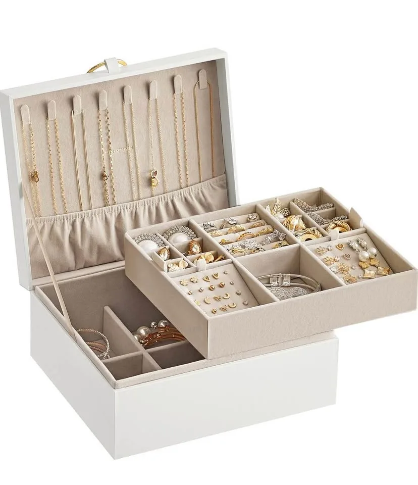 SONGMICS 2-Layer Jewelry Box – New, Never Used image indicator(5)