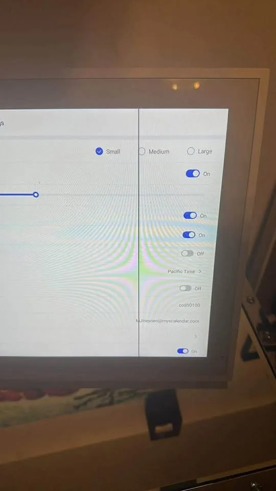 ✨ New BOCT 21.5” Digital Family Calendar & Chore Chart image indicator(6)