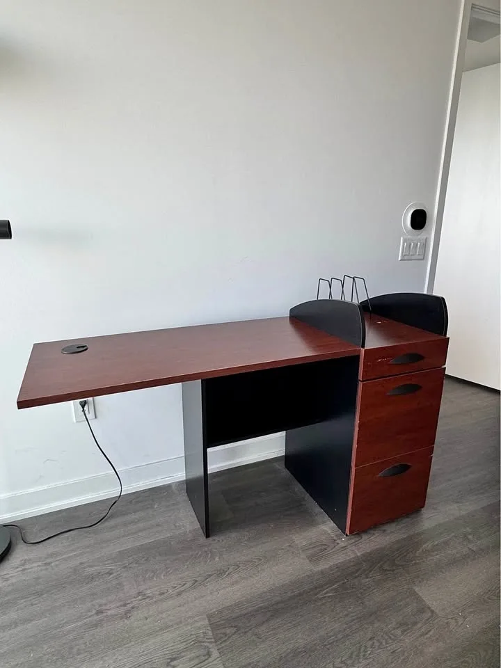 Desk with drawers