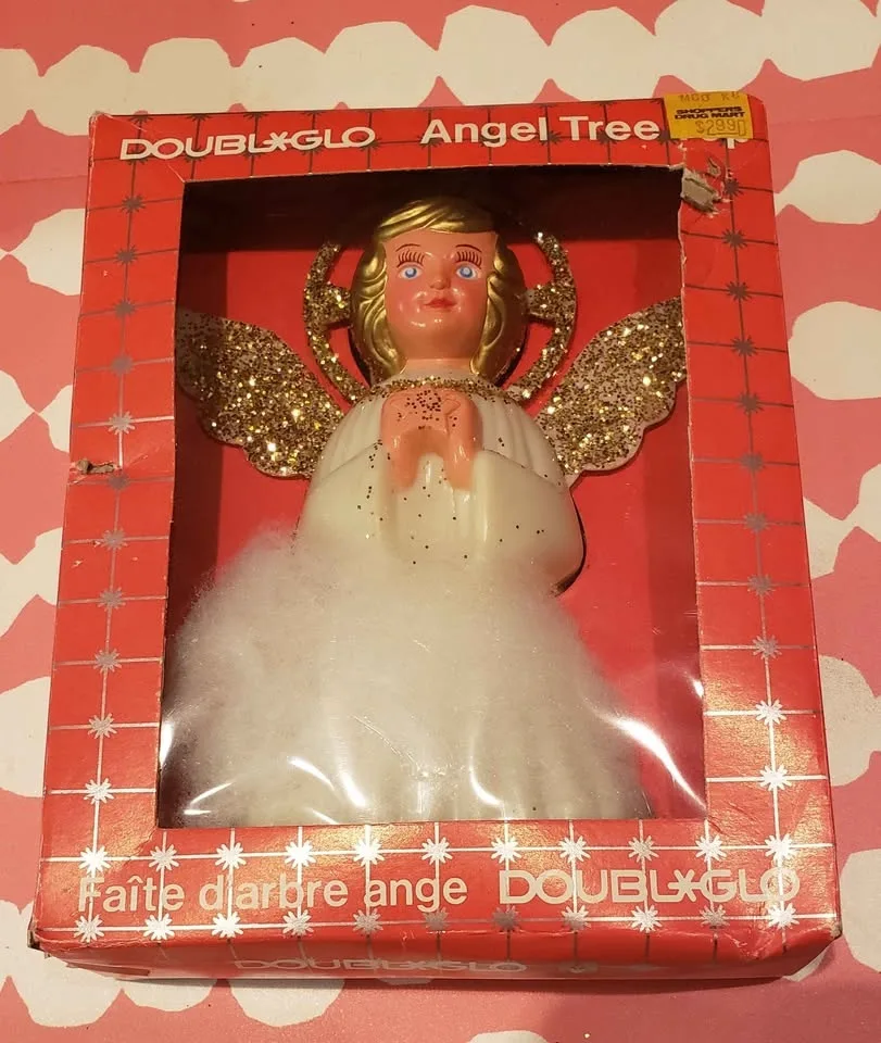 Vintage Doubl Glo Christmas Angels image indicator(4)