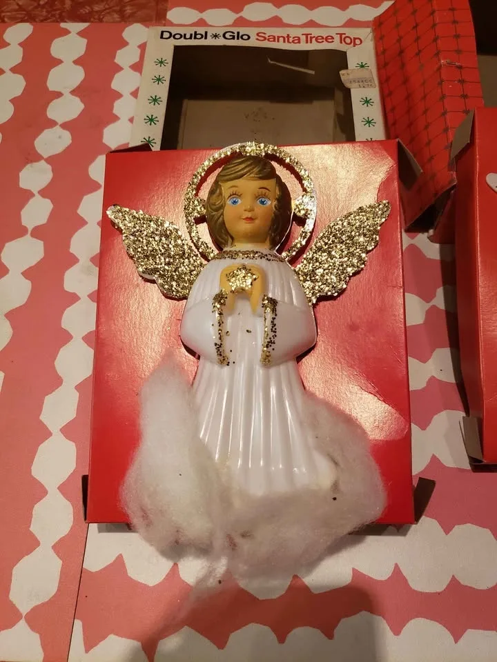 Vintage Doubl Glo Christmas Angels image indicator(5)