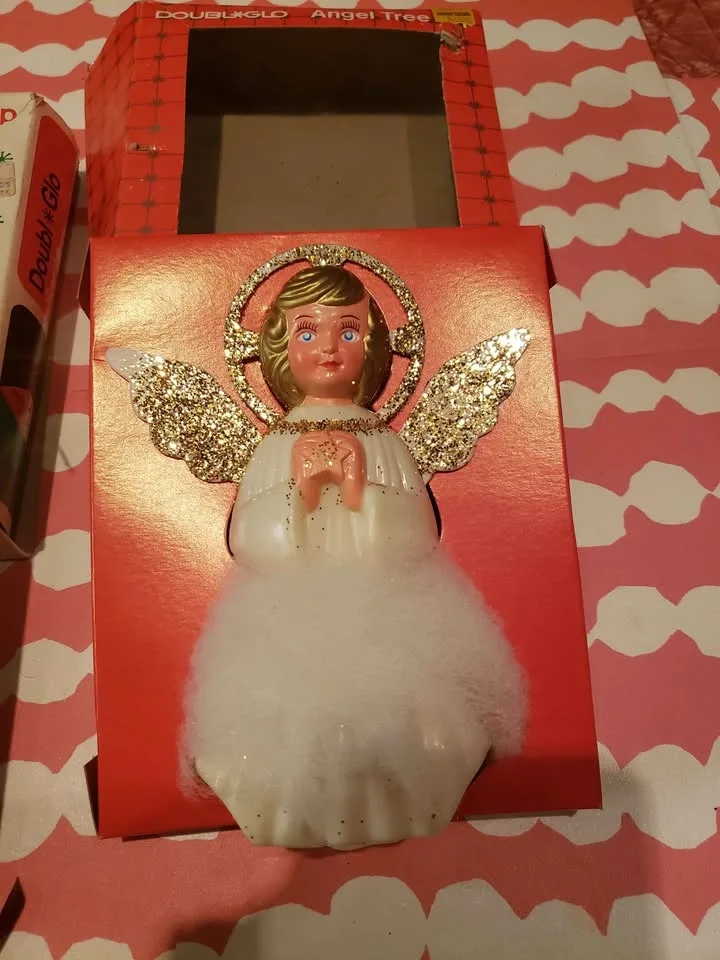 Vintage Doubl Glo Christmas Angels image indicator(6)