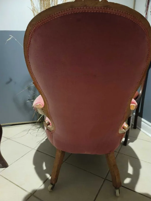 Mid 1800s LPH style carved armchair image indicator(4)