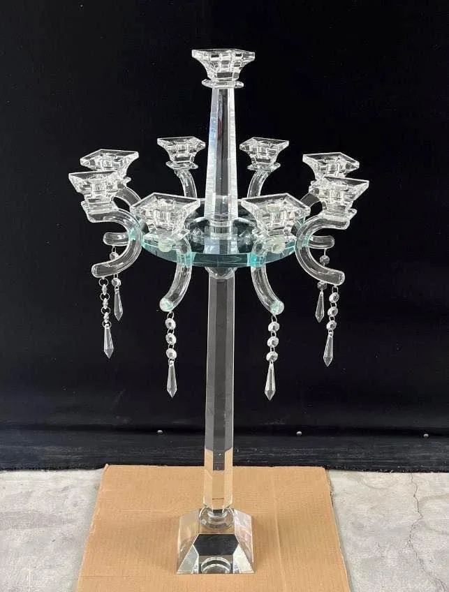 Glass Candelabra for rent image indicator(2)