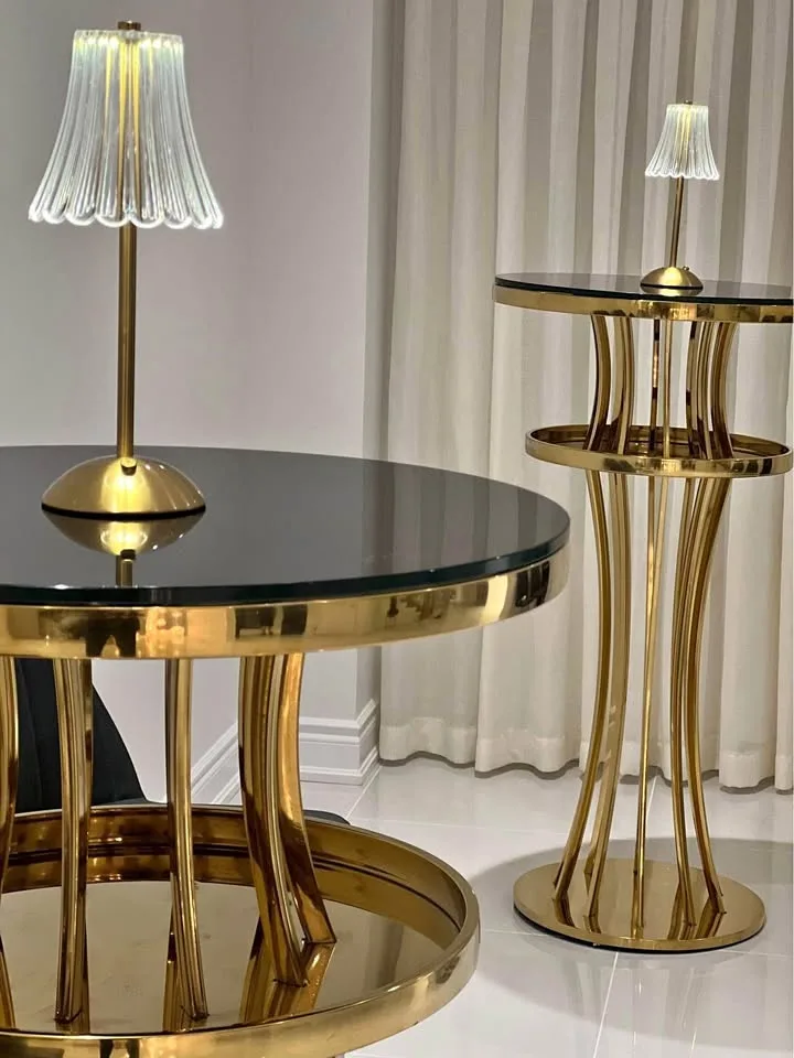 Bar / Cake Table With Glass Top For Rent