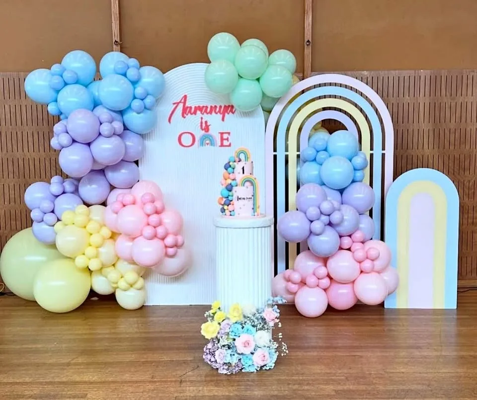 Rainbow backdrop for rent