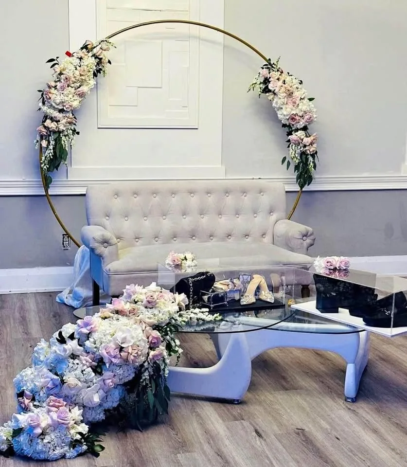 Fresh Flower Setup for wedding or any occasion