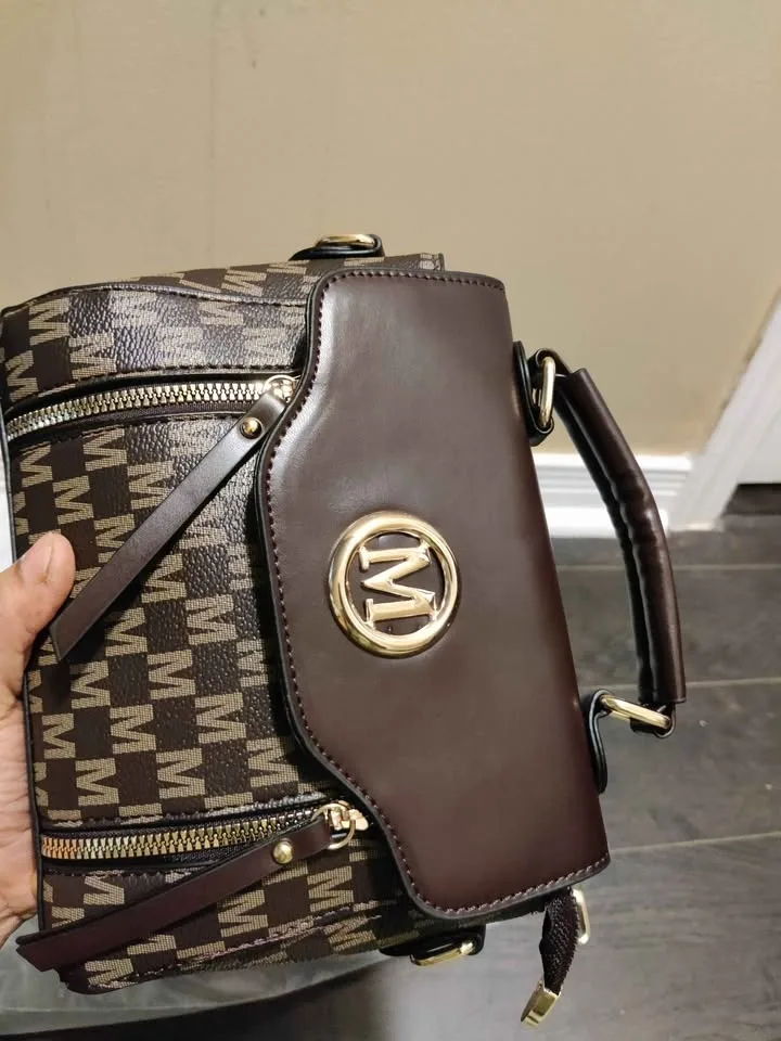 Brand new small brown color women hand bag image indicator(3)