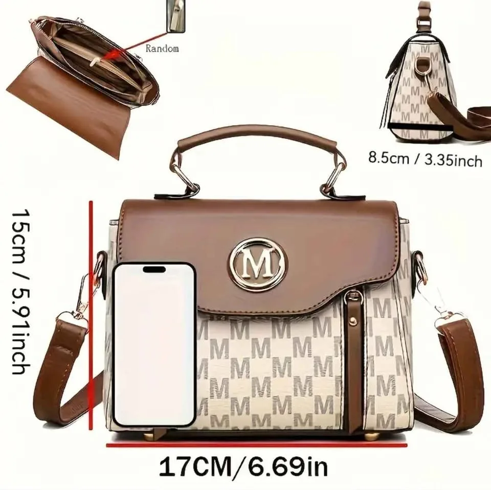 Brand new small brown color women hand bag image indicator(8)