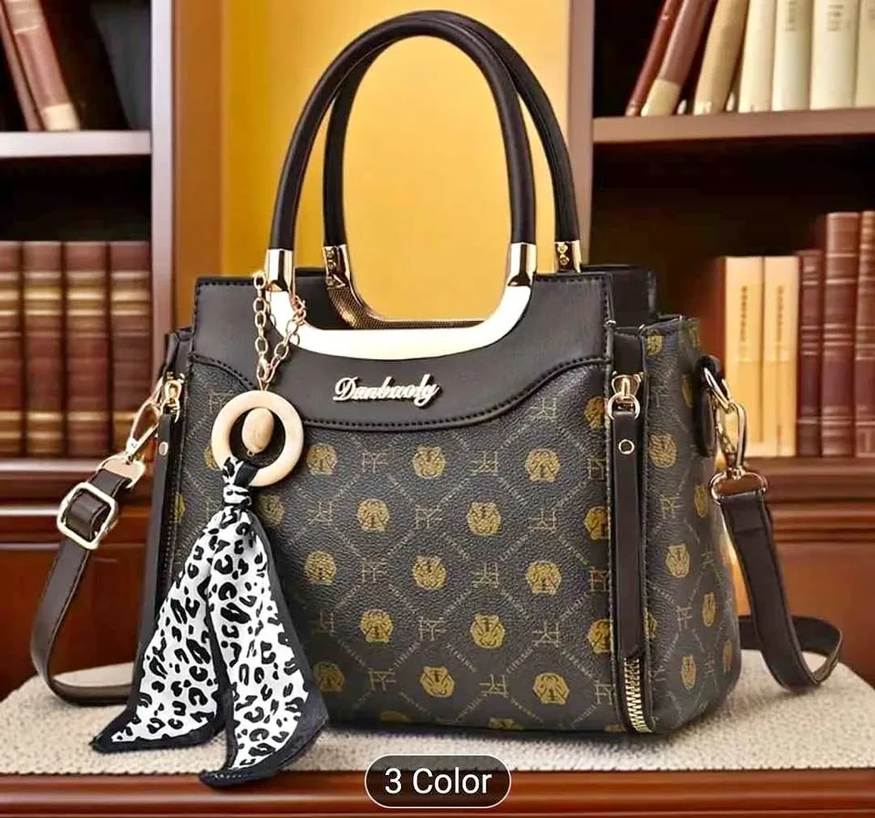 Brand new brown color elegant women hand bag