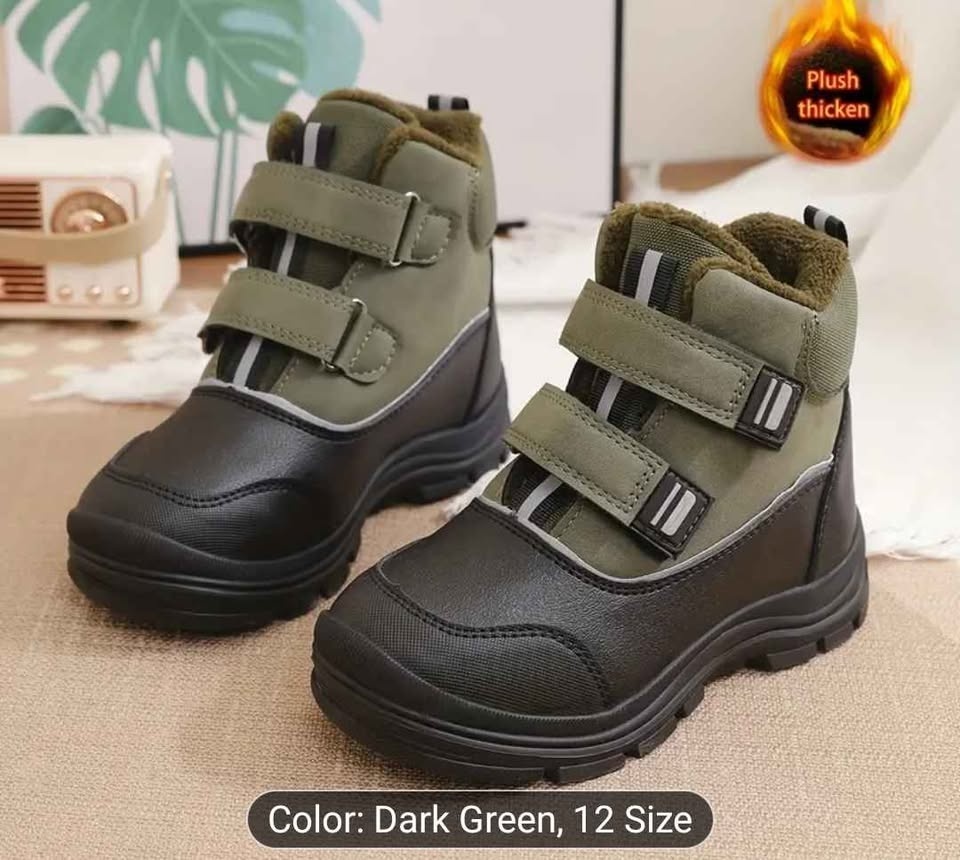 Brand new boys warm fleeced winter snow boots (read description) - photo 2