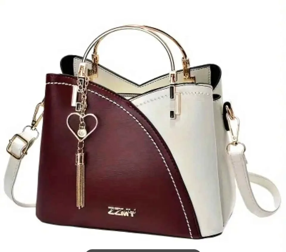 Brand new elegant red and white women hand bag