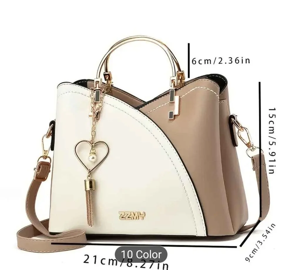 Brand new elegant red and white women hand bag image indicator(2)