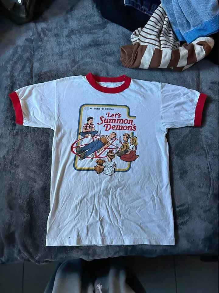 Let’s Summon Demons Baseball Tee