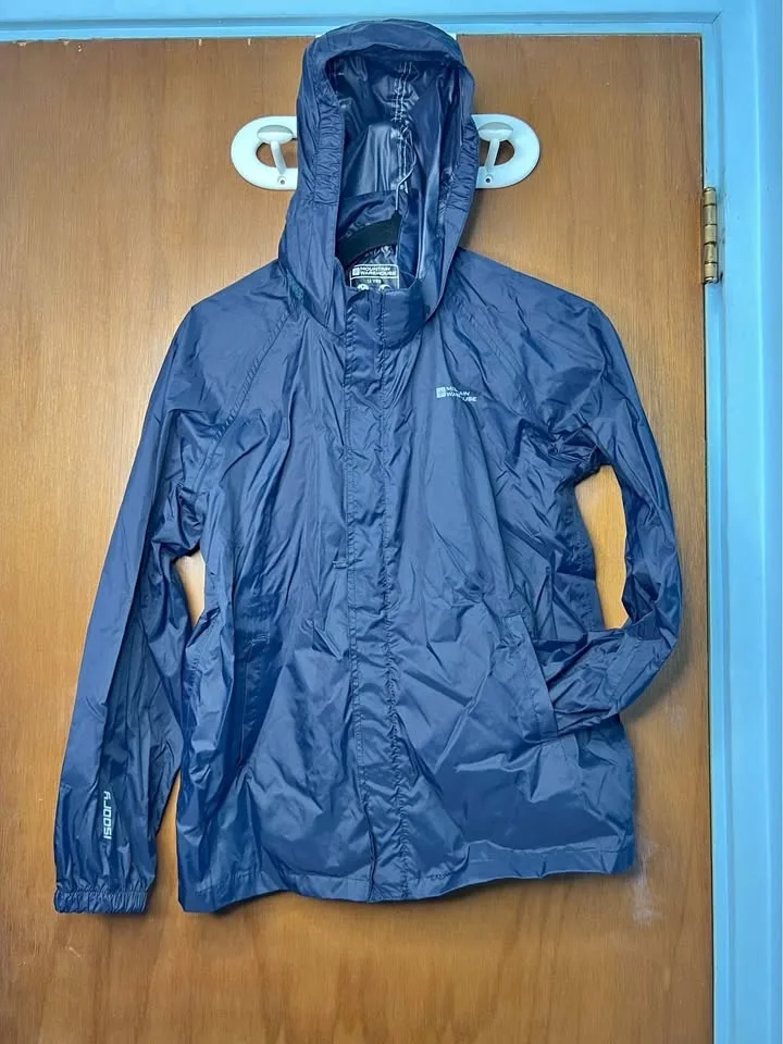 Mountain Warehouse blue ISODRY waterproof boy’s jacket size 13 y