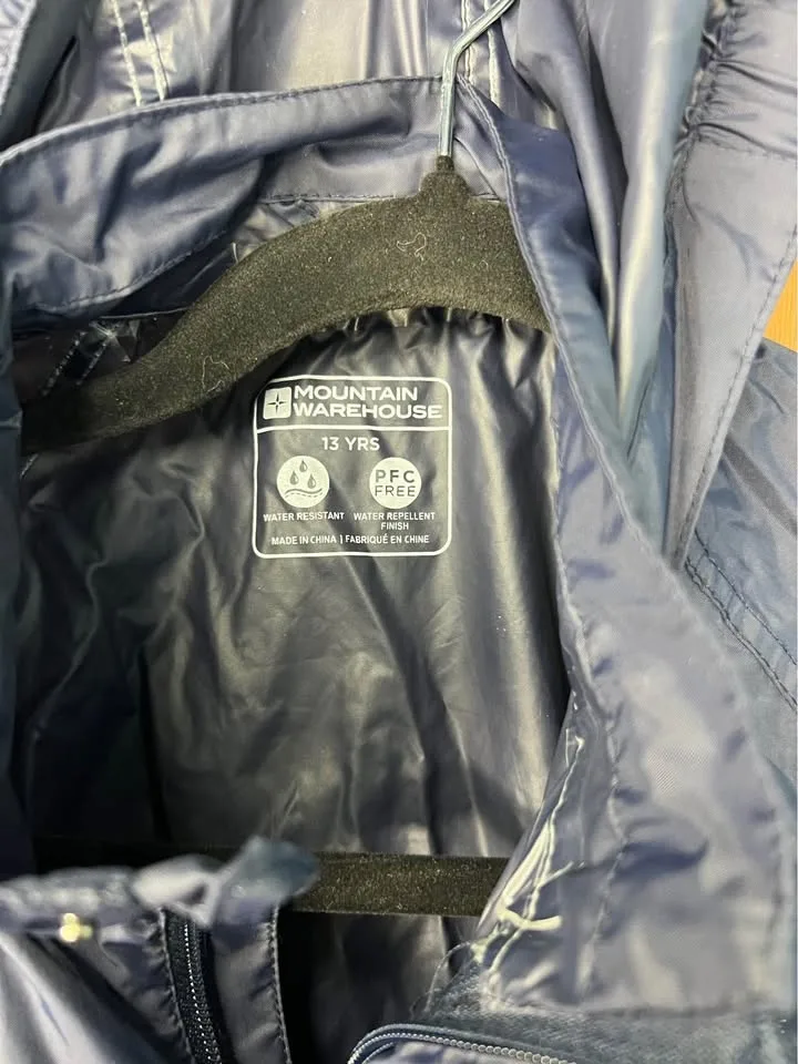 Mountain Warehouse blue ISODRY waterproof boy’s jacket size 13 y image indicator(3)