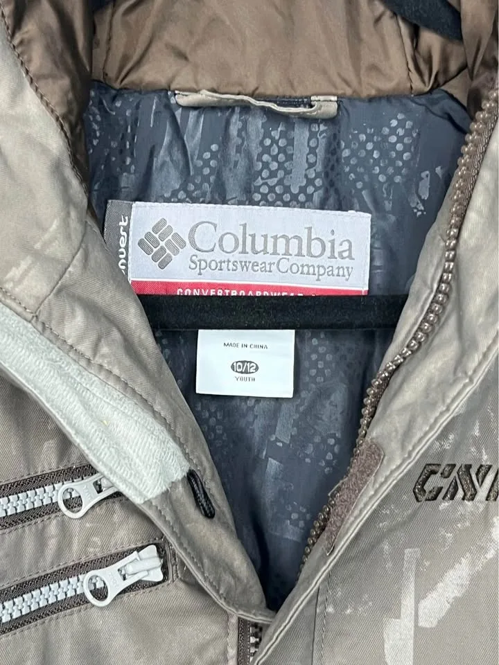 Columbia Convert Brown Boy’s Jacket Size 10/12 YOUTH image indicator(5)