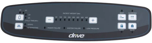 Invacare hospital bed + Drive Med-Aire Plus bedsore mattress image indicator(2)