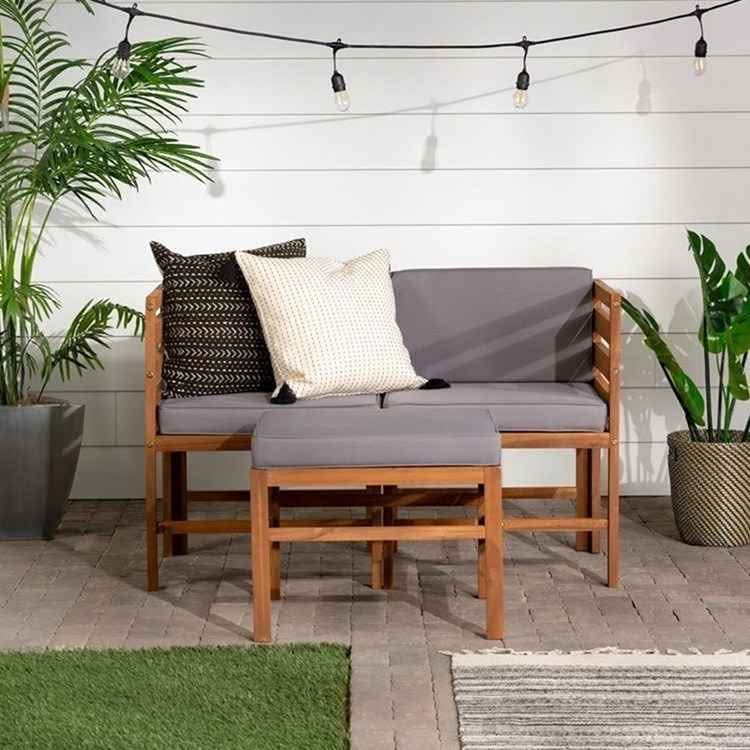 Red Barrel Studio Patio Sofa w/ Cushions & Ottoman - New - photo 5