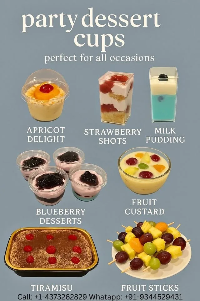 party dessert items for all occasions