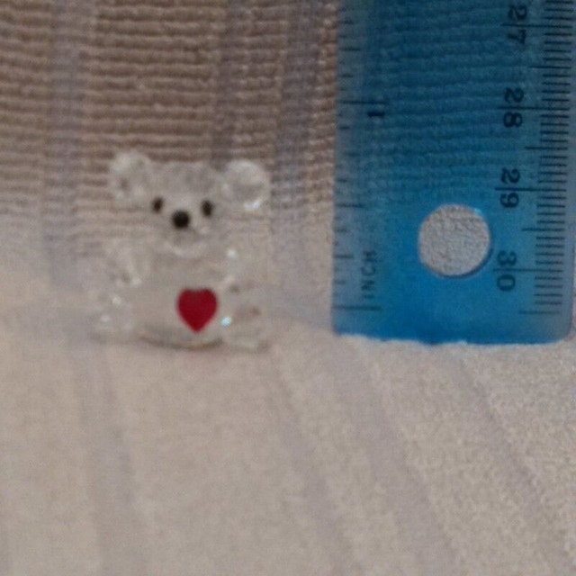 Crystal Bear with Heart figurine - photo 4