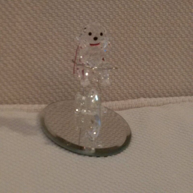 Crystal Dog on Bicycle figurine - photo 2
