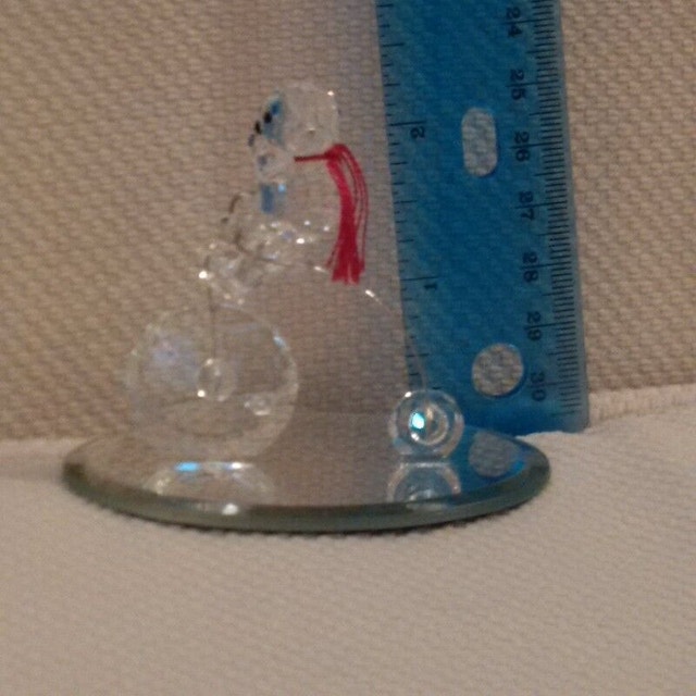 Crystal Dog on Bicycle figurine - photo 3