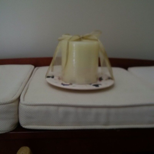 Candle and Snowman Plate