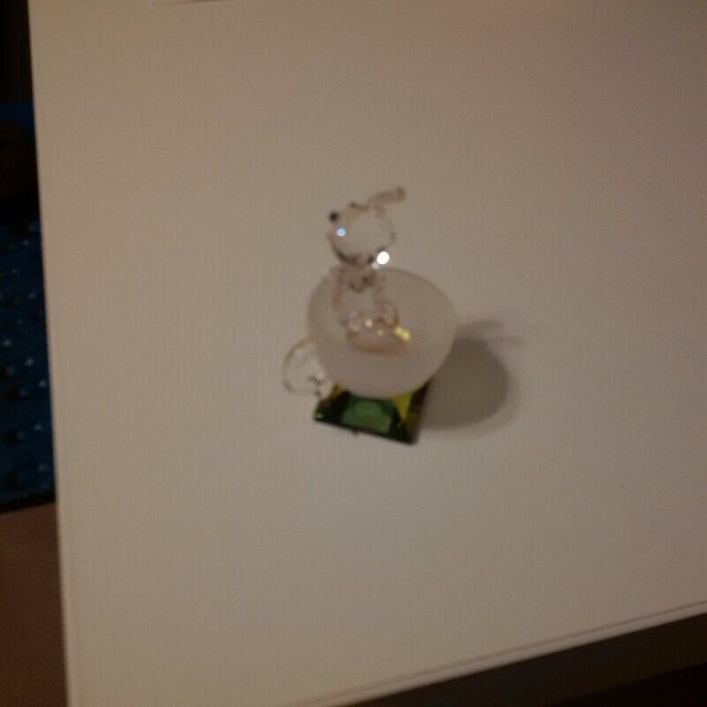 Crystal mouse in teacup - photo 4