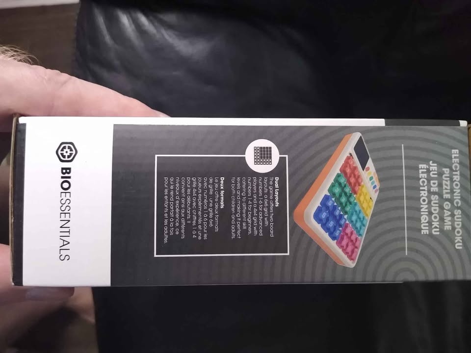 Electronic Sudoku Handheld Puzzle Game - photo 3