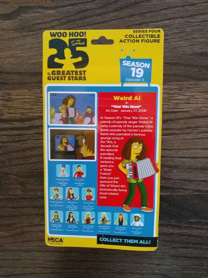Weird Al Yankovic Collection - Book and Exclusive Simpsons Vinyl - photo 5