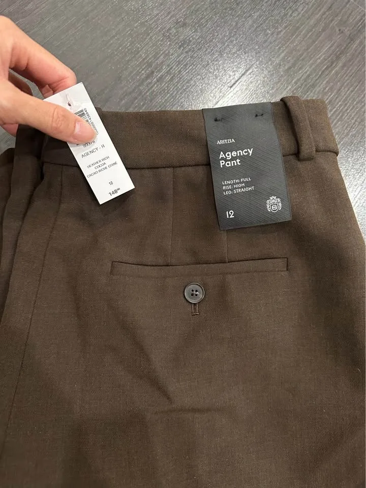 Aritzia Agency Pants Size 12 NWT image indicator(3)