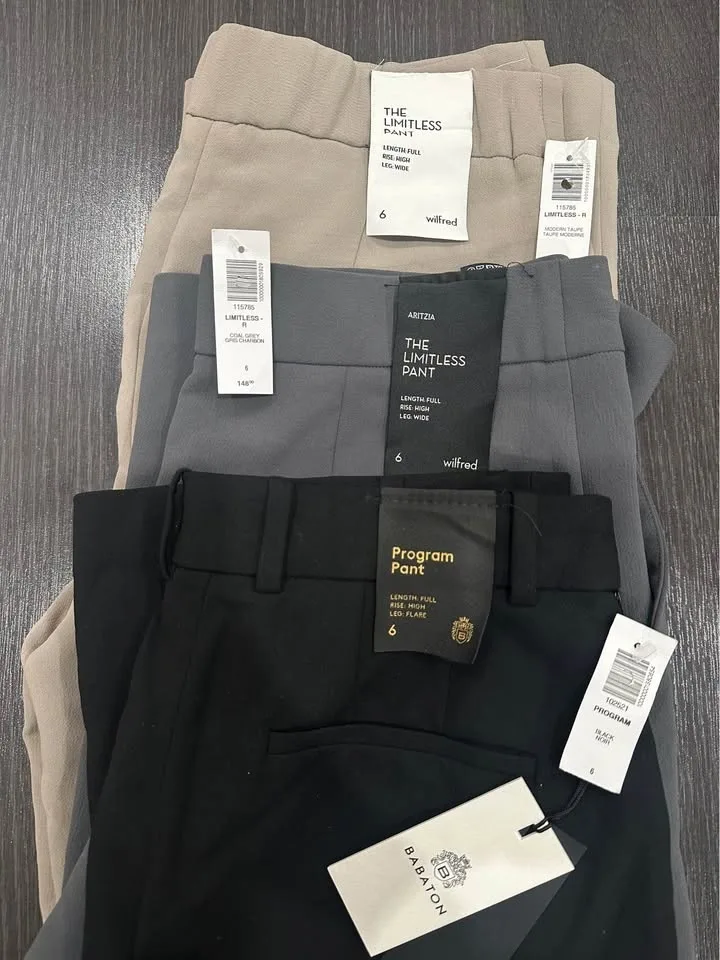 Aritzia Effortless & Limitless Pants Size 6 NWT image indicator(5)