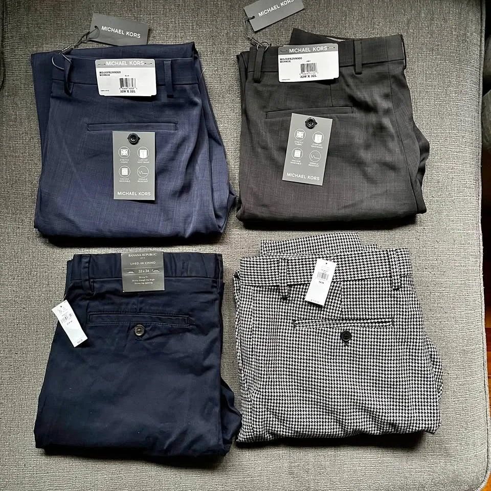 Lot of 4 Men’s Pants: Michael Kors, Banana Republic