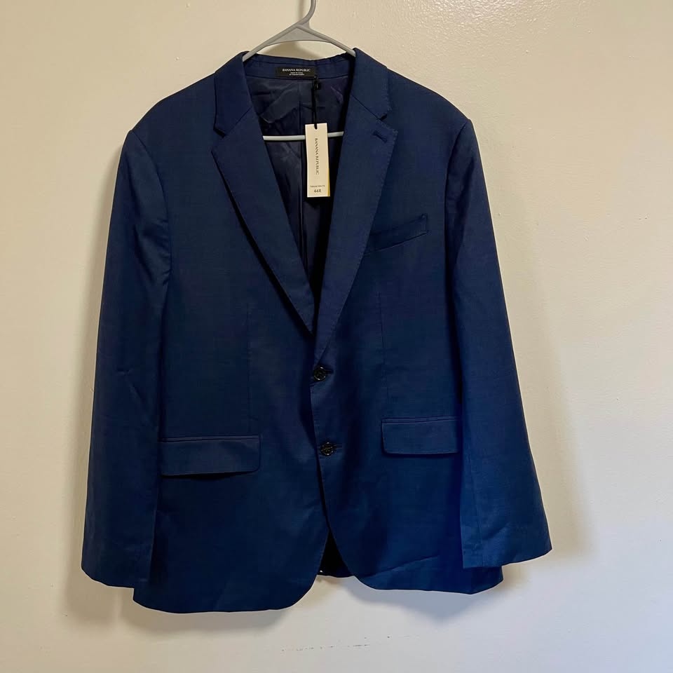 Banana Republic Slim-Fit Blazer Suit Jacket - Size 44 - photo 2