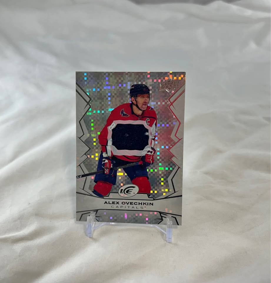 2022-23 UD Ice Alex Ovechkin Game Used Patch - Washington Capita