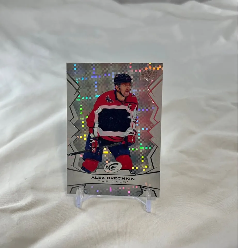 2022-23 UD Ice Alex Ovechkin Game Used Patch - Washington Capita
