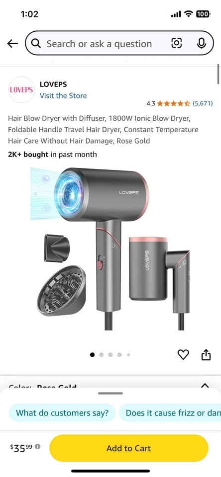 Ionic hair dryer (Need gone asap) - photo 4