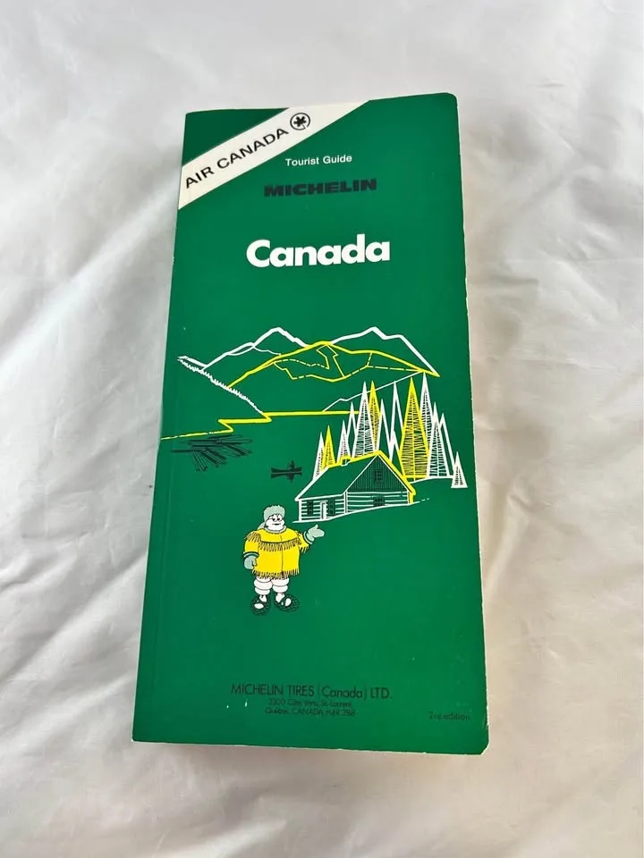 Vintage Air Canada Michelin Canada Tourist Guide Maps & Cover
