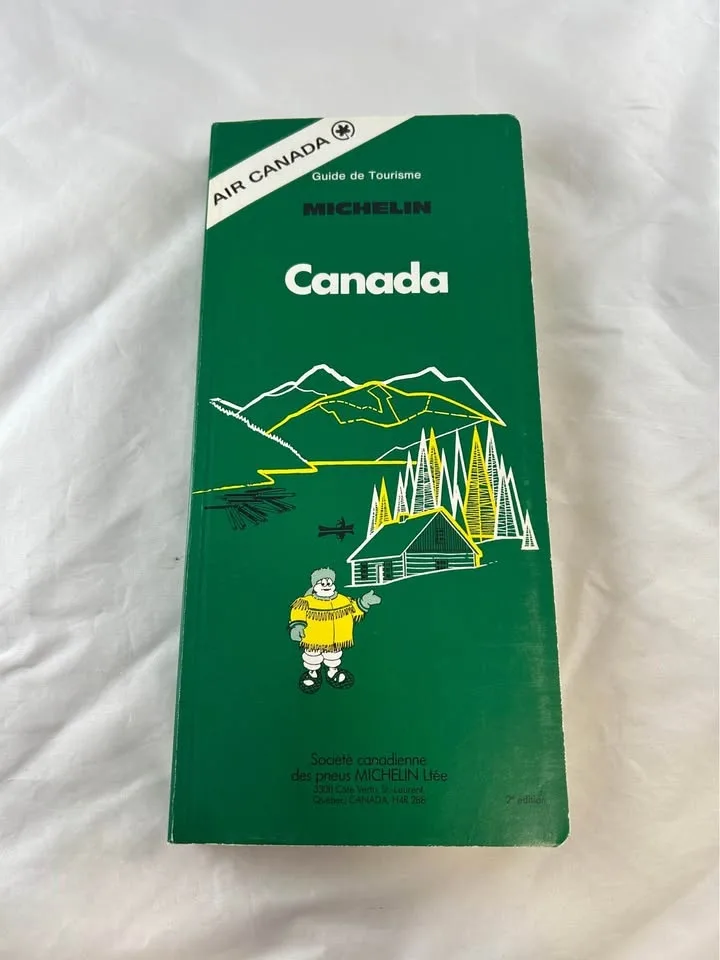 Vintage Air Canada Michelin Canada Tourist Guide Maps & Cover image indicator(2)