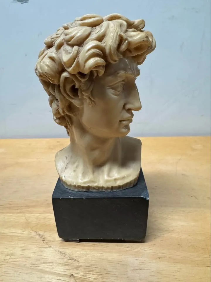 Small Michelangelo “David” Bust Statue image indicator(2)