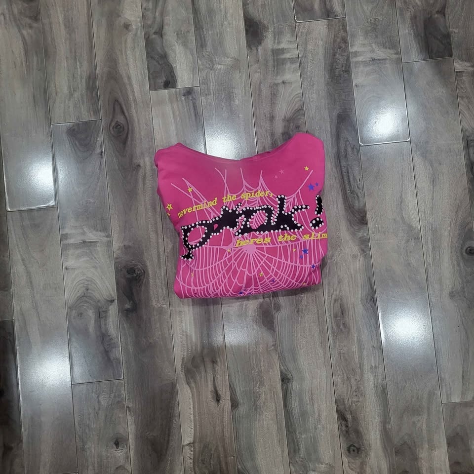 Pink spider hoodie - photo 2