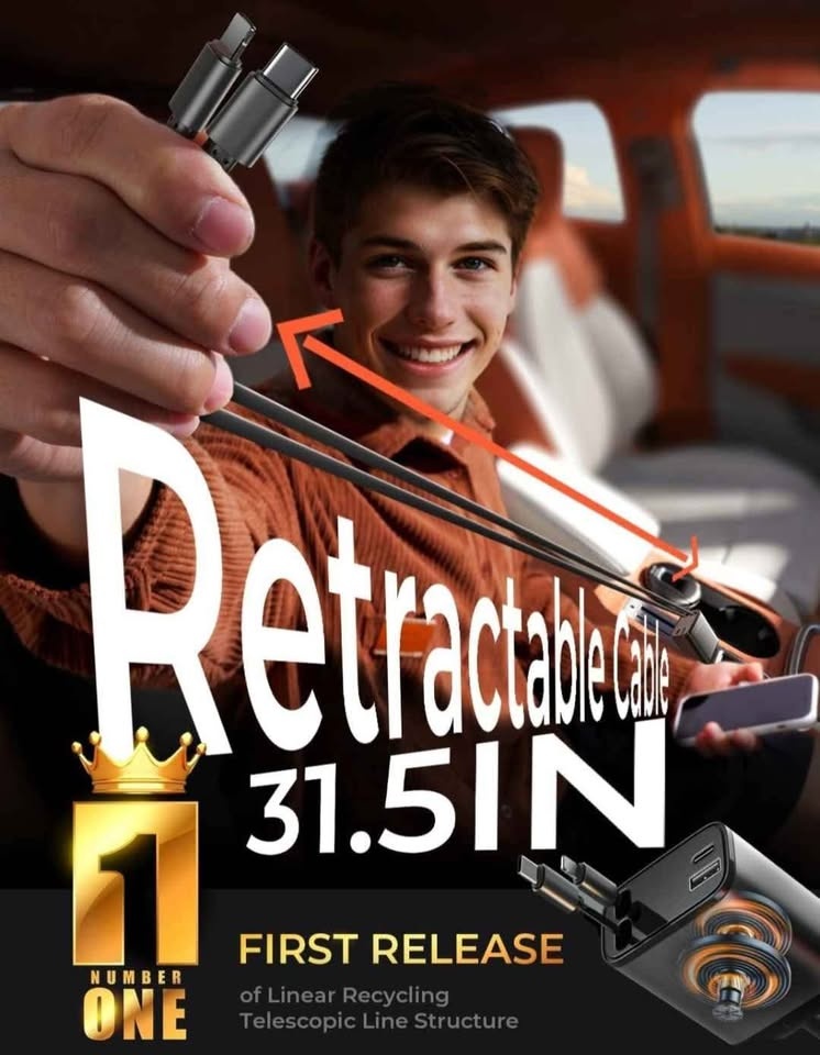 LISEN Retractable Car Charger - photo 4