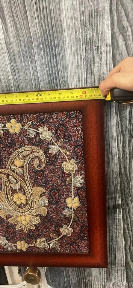 Vintage Wall Art Frame Embroidered image indicator(2)