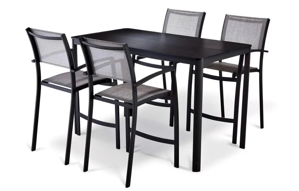 Aluminum & Duraboard Outdoor/ Patio High Dining Set