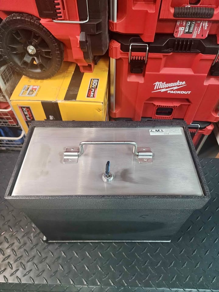 Heavy-Duty Storage Box w/ Abloy Lock.**Super Secure**