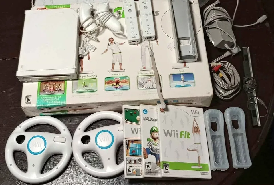 Wii Console 2 Player Bundle With Games