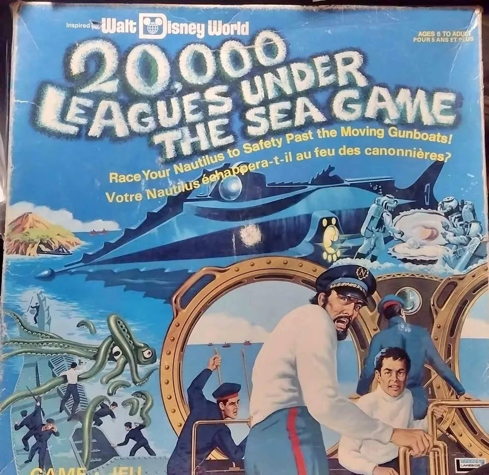 Vintage Disney 20,000 Leagues Under The Sea 1975