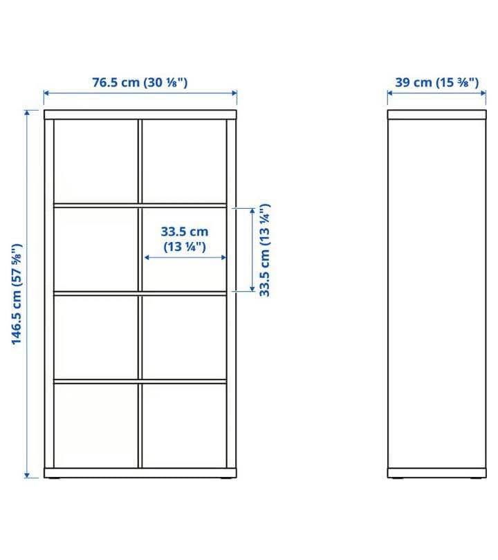 KALLAX Ikea Shelf Unit, use it for Tv stand or Book Shelf - photo 2