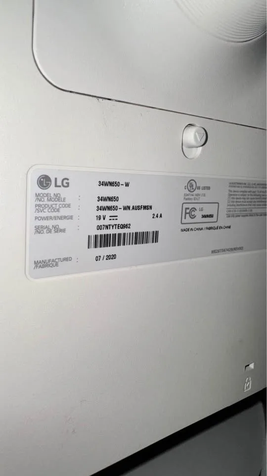 LG 34" UltraWide Monitor - 34WN650-W - Send Offers image indicator(4)